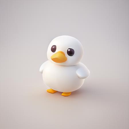 02269-2365296796-masterpiece,best quality,duck,cute,3dzujian,3d rendering,Cartoon material,clean background,white background,blank background,  _.png